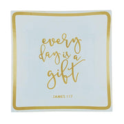 close-up of  'Every Day Is A Gift'  Jewelry Tray