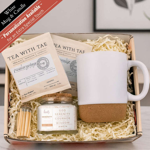 Serenity Prayer Gift Set | Candle+Mug | A Quiet Luxury of Light + Peace