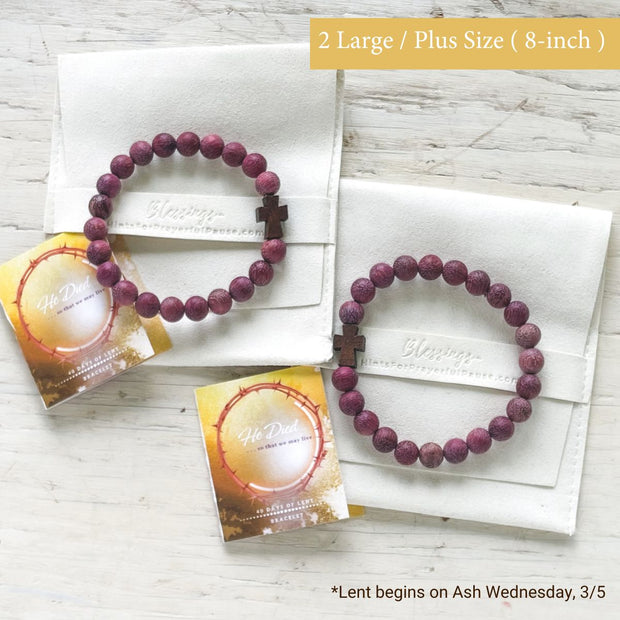 So We May Live —2025 Lent Bracelets (Set of 2)