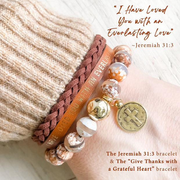 Jeremiah 31:3 Two-Strand Bracelet