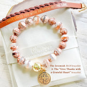 'Give Thanks with a Grateful Heart' Bracelet