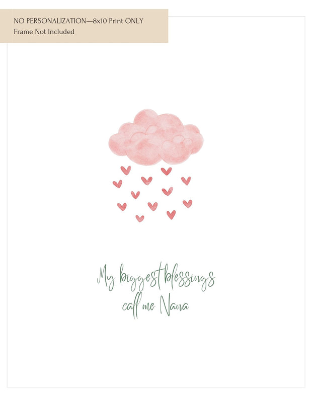 My Blessing Cloud Art Print—Nana