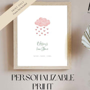 Blessings from Above Art Print—Personalized Option