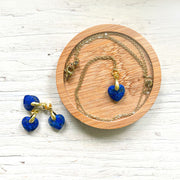 'You are Precious' Necklace & Card All-in-One Easy Gift—Lapis Lazuli