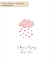 My Blessing Cloud Art Print—Mother