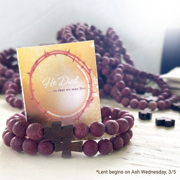 So We May Live —2025 Lent Bracelets (Set of 2)