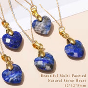 'You are Precious' Necklace & Card All-in-One Easy Gift—Lapis Lazuli