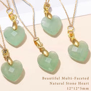 'You are Precious' Necklace & Card All-in-One Easy Gift—Green Aventurine