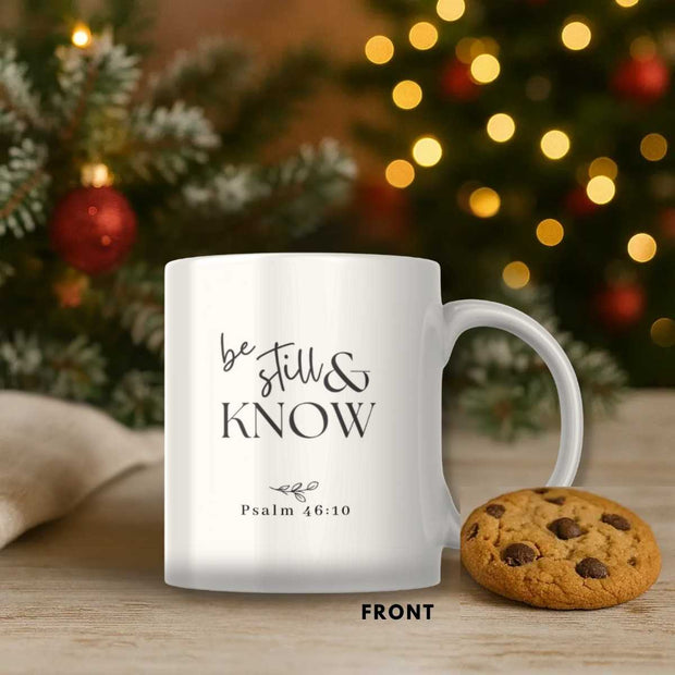 Be Still & Rest Gift Set | Blanket + Candle + Mug | Wrapped in Peace