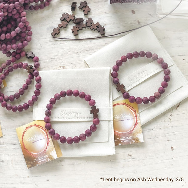 So We May Live —2025 Lent Bracelets (Set of 2)