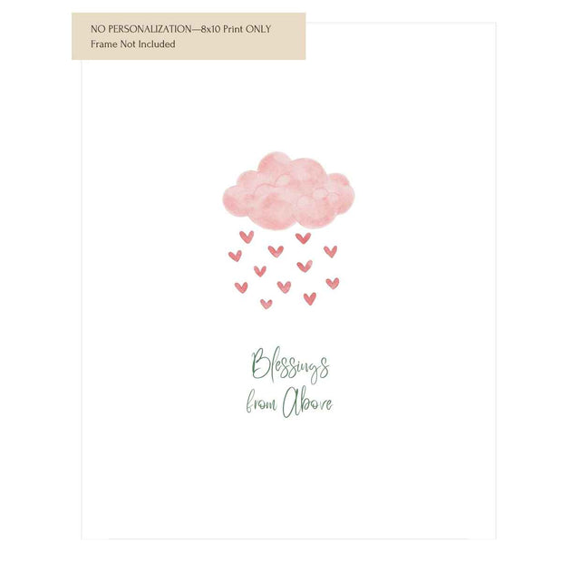 Blessings from Above Art Print—Personalized Option