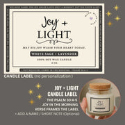 Joy Comes in the Morning Gift Set | Candle + Blanket + Sunflower | Light for a New Day