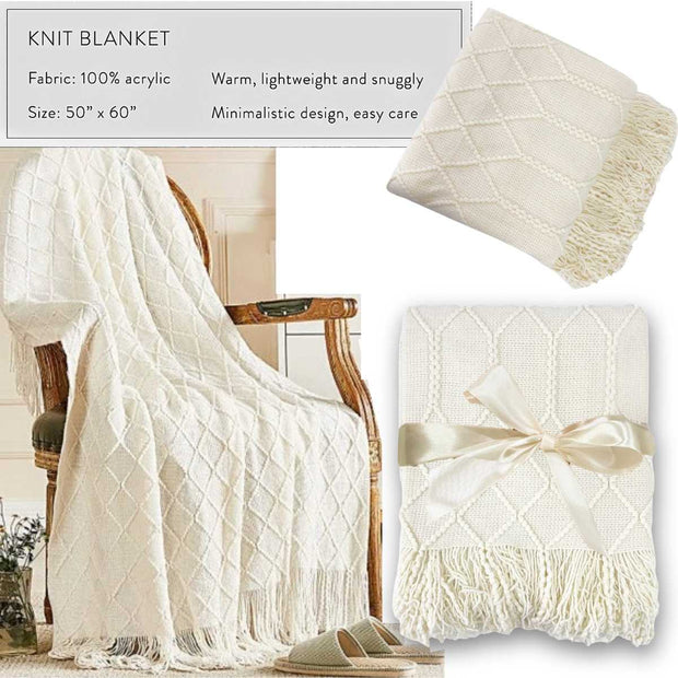 Joy Comes in the Morning Gift Set | Candle + Blanket + Sunflower | Light for a New Day