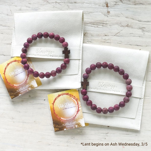 So We May Live —2025 Lent Bracelets (Set of 2)