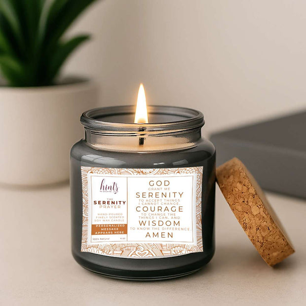 Serenity Prayer Gift Set | Candle+Mug | A Quiet Luxury of Light + Peace