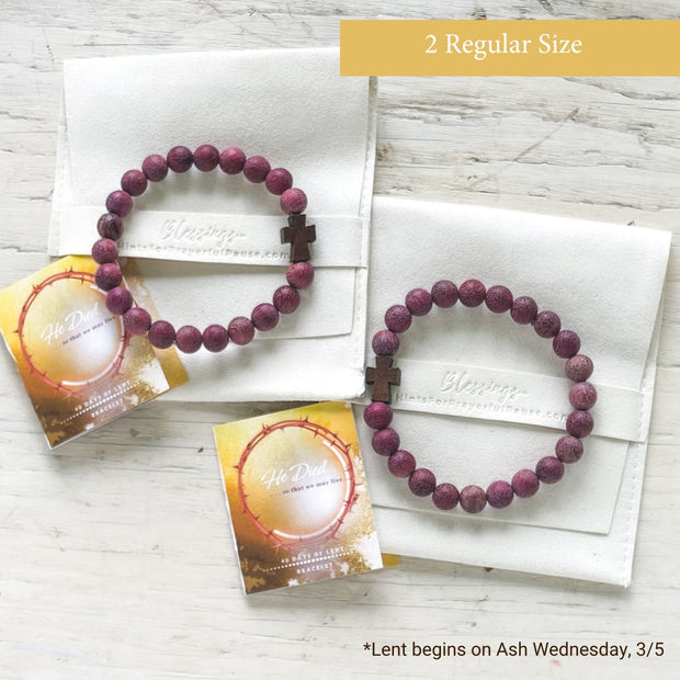 So We May Live —2025 Lent Bracelets (Set of 2)