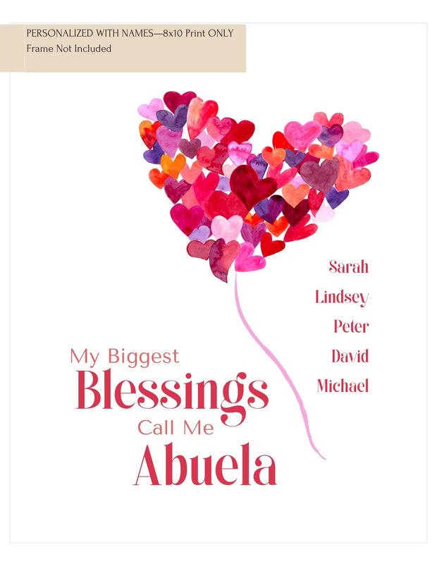 My Biggest Blessing Art Print—Abuela