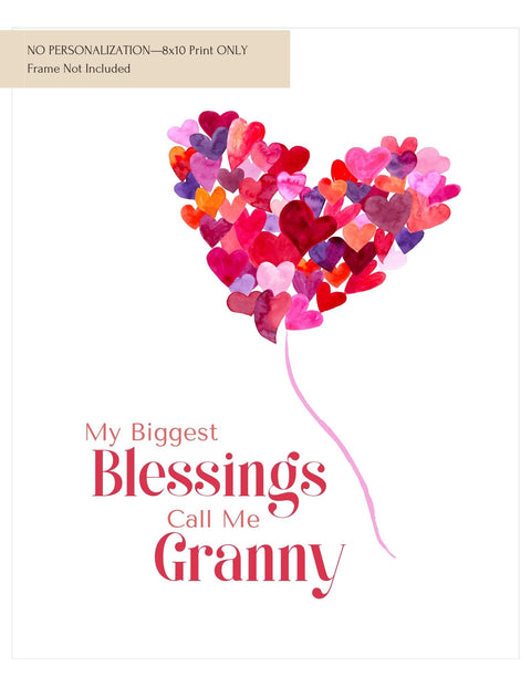 My Biggest Blessing Art Print—Granny