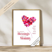 My Biggest Blessing Art Print—Mommy