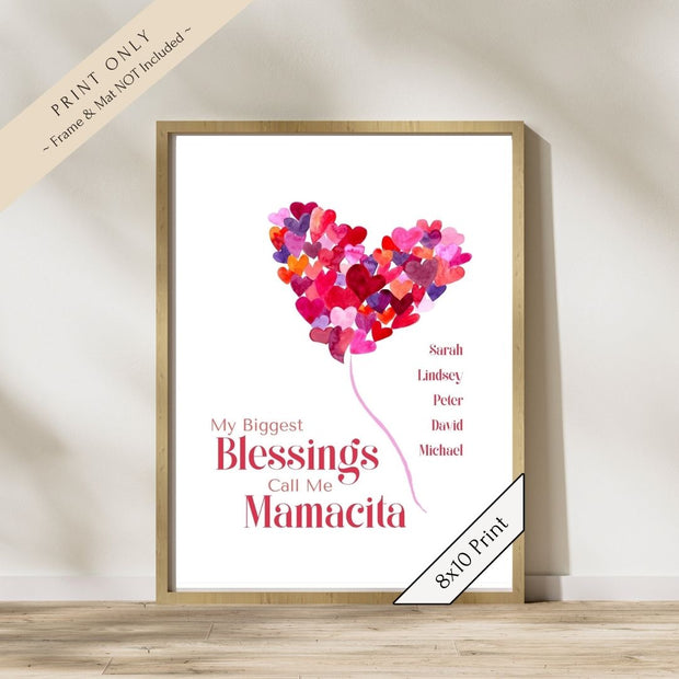 My Biggest Blessing Art Print—Mamacita