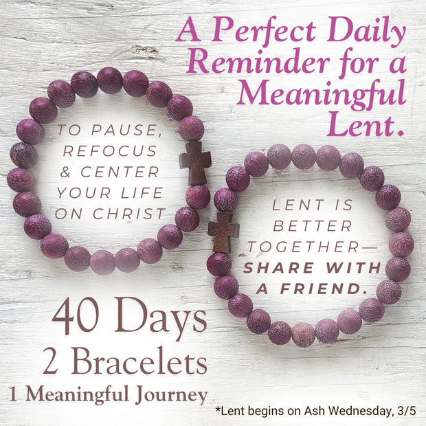 So We May Live —2025 Lent Bracelets (Set of 2)