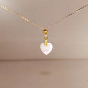 'You are Precious' Necklace & Card All-in-One Easy Gift—Natural Quartz