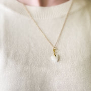 'You are Precious' Necklace & Card All-in-One Easy Gift—Natural Quartz