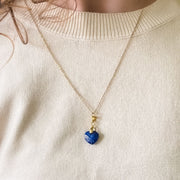 'You are Precious' Necklace & Card All-in-One Easy Gift—Lapis Lazuli