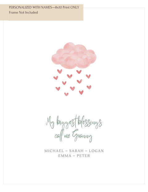 My Blessing Cloud Art Print—Granny