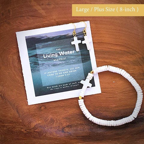 The Living Water—Shell & Mother of Pearl Bracelet
