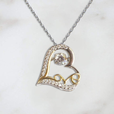 Generations- Daughter-in-Law Heart Necklace
