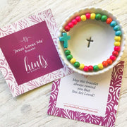 The ' Jesus loves Me ' Bracelet & Mini Bowl Gift Set