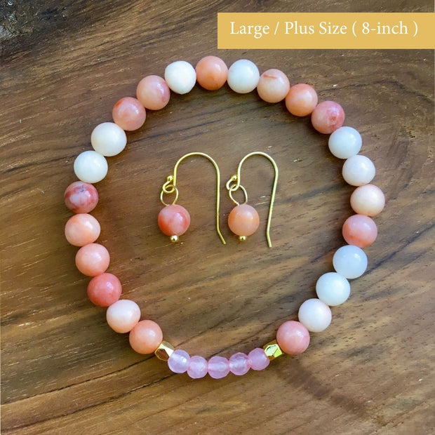 Wonderfully Made Adult Bracelet—Pink Aventurine