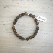 product top-view of BlessedTiger's Eye Bracelet variant