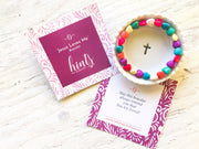 The ' Jesus loves Me ' Bracelet & Mini Bowl Gift Set