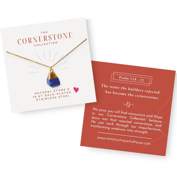 The Cornerstone Necklace - Lapis Lazuli
