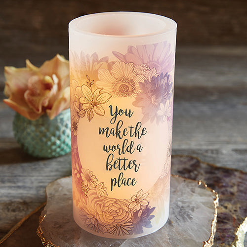 Mother-of-Pearl Large Tumbler Candle