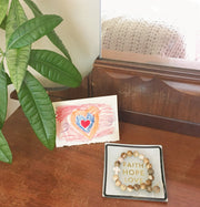 Jewelry - 3-piece Gift Set - 'Faith Hope Love' Tray